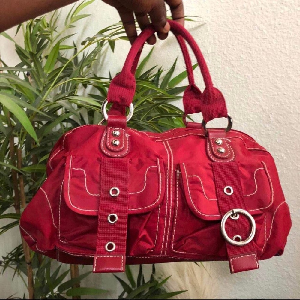 Gothic Grunge Baddie Y2K 2000 Shoulder Hand Bag Purse Buckle Cargo Cyber Bondage